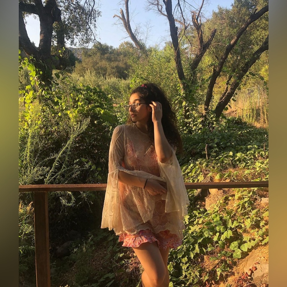 gorgeous angel wing sleeve top/dress